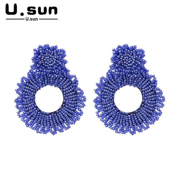 u.sun fashion circle beaded big earrings women round long drop earings statement acrylic ethnic dangle earring bohemian brinco, Silver
u.sun fashion circle beaded big earrings women round long drop earings statement acrylic ethnic dangle earring bohemian brinco, Silver