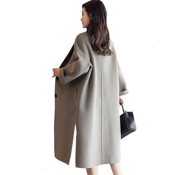 ukrainian herf winter women luxury double sided cashier wool jas new bifurcation high -end wool female thin coat 190, Black
ukrainian herf winter women luxury double sided cashier wool jas new bifurcation high -end wool female thin coat 190, Black