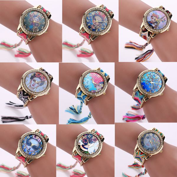 16 tyle 14color luxury lady mexican arti t watch fa hion hand made braided quartz wri twatch women bracelet watche hipping
16 tyle 14color luxury lady mexican arti t watch fa hion hand made braided quartz wri twatch women bracelet watche hipping