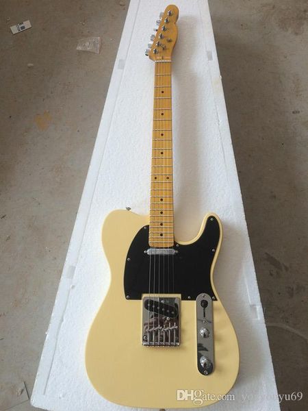 milky white/yellow black panel electric guitar with personalized customization service
milky white/yellow black panel electric guitar with personalized customization service