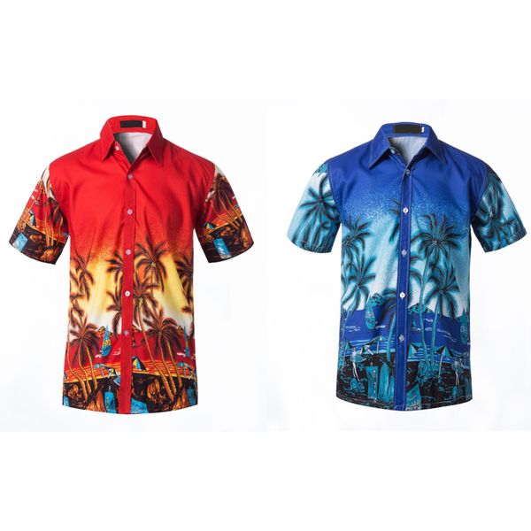 men's hawaiian shirt short sleeves summer holiday casual printed button down, White;black
men's hawaiian shirt short sleeves summer holiday casual printed button down, White;black