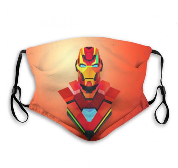iron man washable adjustable reusable 2 carbon filters safety assembly outdoor sports dust proof breathable designer face mask printed
iron man washable adjustable reusable 2 carbon filters safety assembly outdoor sports dust proof breathable designer face mask printed