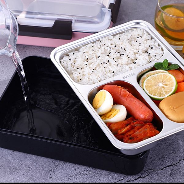bmby-microwave lunch box stainless steel dinnerware food storage container children kids school office portable bento box
bmby-microwave lunch box stainless steel dinnerware food storage container children kids school office portable bento box