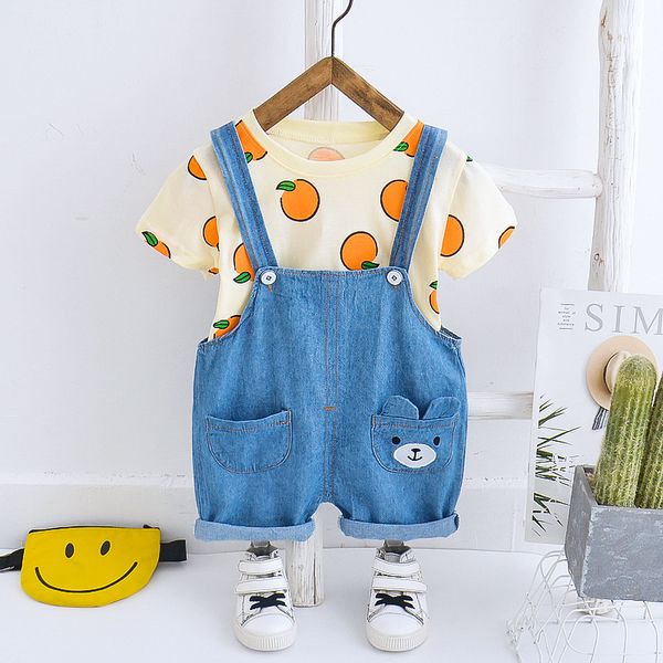 clothing sets children summer outwear handsome one year baby boys clothes short sleeve suit for girls jeans 18m-4y fashion kids set 2021, White
clothing sets children summer outwear handsome one year baby boys clothes short sleeve suit for girls jeans 18m-4y fashion kids set 2021, White