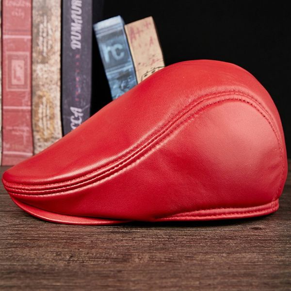 fashion-siloqin berets for women genuine leather hat bone trend man autumn wiwarm first layer sheepskin tongue caps casquette, Blue;gray
fashion-siloqin berets for women genuine leather hat bone trend man autumn wiwarm first layer sheepskin tongue caps casquette, Blue;gray