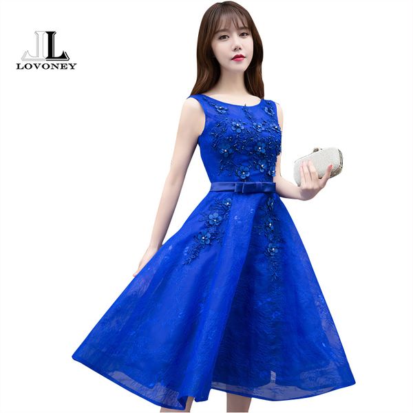 lovoney short evening dress 2019 a-line o-neck lace dress formal prom party dresses evening gown lace-up open back t417, White;black
lovoney short evening dress 2019 a-line o-neck lace dress formal prom party dresses evening gown lace-up open back t417, White;black