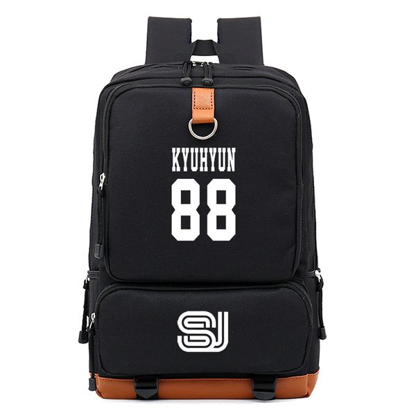 super junior2019 autumn new style casual lettered travel dacron joint backpack
super junior2019 autumn new style casual lettered travel dacron joint backpack