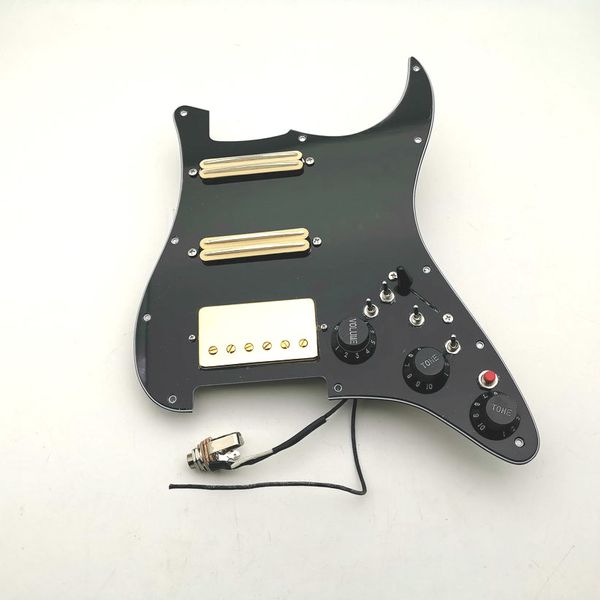 

new multifunction double capacitor ssh humbucker guitar pickups pickguard wiring suitable for st guitar225q