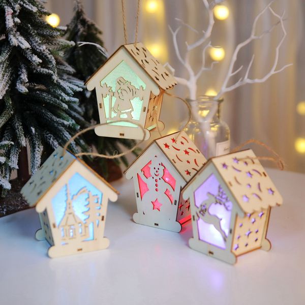 wooden house christmas tree ornaments diy gift christmas decoration luminous wood crafts kids gift for home party
wooden house christmas tree ornaments diy gift christmas decoration luminous wood crafts kids gift for home party