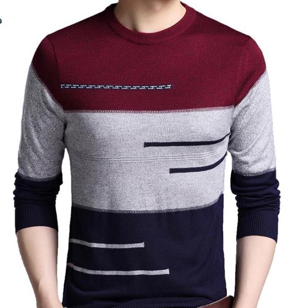 2019 male pullover sweater men knitted jersey striped sweaters mens knitwear clothes sueter hombre camisa masculina, White;black
2019 male pullover sweater men knitted jersey striped sweaters mens knitwear clothes sueter hombre camisa masculina, White;black