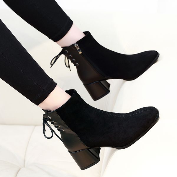 lady boots zipper rock shoes woman lace up ankle booties women chunky heel luxury designer boots-women ladies martins low, Black
lady boots zipper rock shoes woman lace up ankle booties women chunky heel luxury designer boots-women ladies martins low, Black