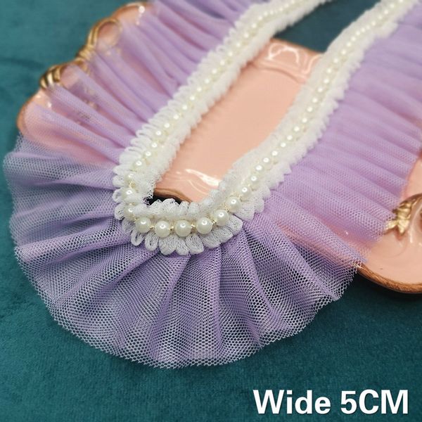 5cm wide glitter beaded mesh yarn purple pink 3d pleated lace applique ribbon collar trim wedding dress sewing guipure supplies, Pink;blue
5cm wide glitter beaded mesh yarn purple pink 3d pleated lace applique ribbon collar trim wedding dress sewing guipure supplies, Pink;blue