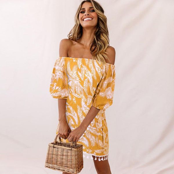 cover-ups summer vacation beach seaside dress womens off shoulder tassel irregular printing lantern sleeve mini dresses
cover-ups summer vacation beach seaside dress womens off shoulder tassel irregular printing lantern sleeve mini dresses