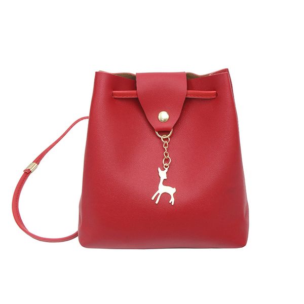 

2019 handbag women's fashion flip pure-colour fawn retro shoulder beach bag purse flap bag dropshipping bolsa feminina
