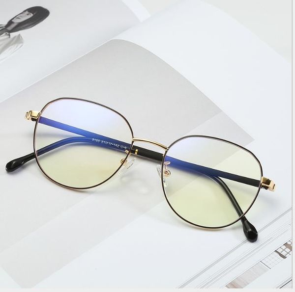 anti-blue glasses retro-plain glasses women's metal frames men's and children's round frames, White;black
anti-blue glasses retro-plain glasses women's metal frames men's and children's round frames, White;black