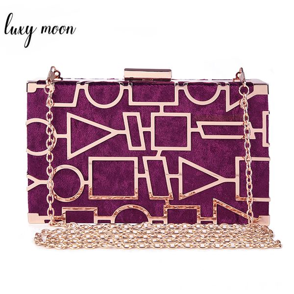 geometric hollow out design women clutch bag female chain handbag velour evening bag day clutches wedding party purse zd1152 cj191213
geometric hollow out design women clutch bag female chain handbag velour evening bag day clutches wedding party purse zd1152 cj191213