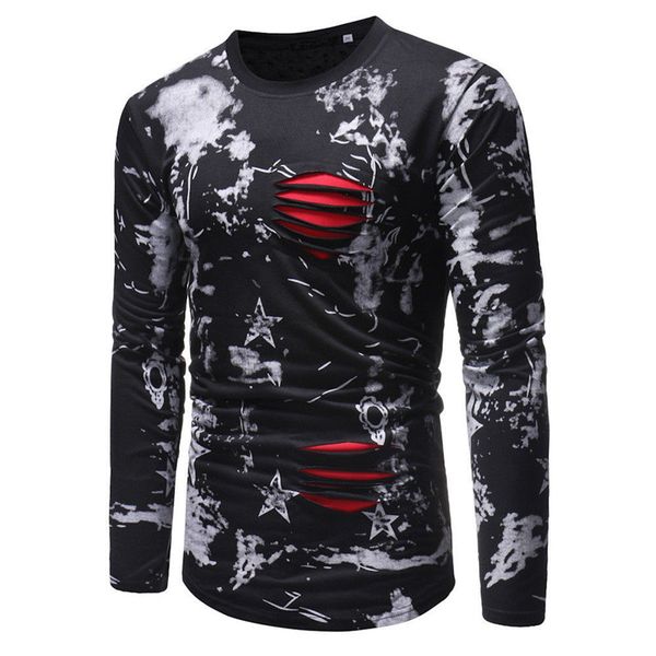 2018 fashion men's autumn slim fit o neck long sleeve muscle tee shirts casual t-shirt, White;black
2018 fashion men's autumn slim fit o neck long sleeve muscle tee shirts casual t-shirt, White;black