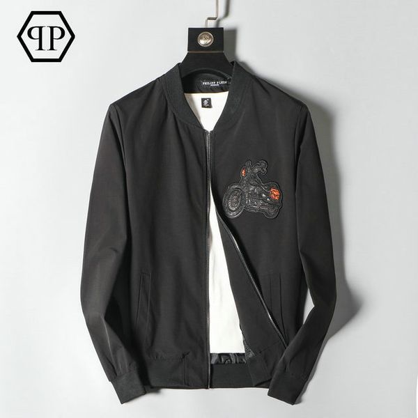 philipps mens jacket locomotive brand designer jackets luxury motorcycle embroidery new pp jacket trend mens jacket, Black;brown
philipps mens jacket locomotive brand designer jackets luxury motorcycle embroidery new pp jacket trend mens jacket, Black;brown