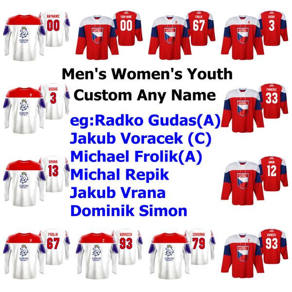 czech republic 2019 iihf world championship hockey jerseys radko gudas jersey voracek frolik patrik bartosak simon hrubec custom stitched, Black;red
czech republic 2019 iihf world championship hockey jerseys radko gudas jersey voracek frolik patrik bartosak simon hrubec custom stitched, Black;red