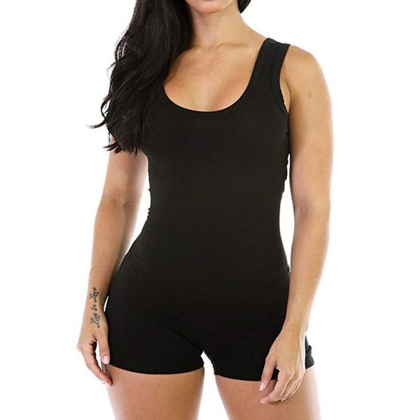 playsuit women solid sleeveless short sport skinny jumpsuit bodysuit rompers women summer beach, Black;white
playsuit women solid sleeveless short sport skinny jumpsuit bodysuit rompers women summer beach, Black;white