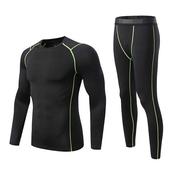 sport suit men compression quick dry running sets tights clothes jogging fitness gym training kits sportswear long pants, Black;blue
sport suit men compression quick dry running sets tights clothes jogging fitness gym training kits sportswear long pants, Black;blue