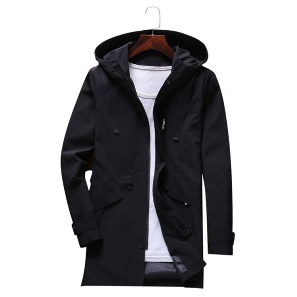 new trench coat men brand clothing mens trench coat hooded casual long windbreaker outerwear jackets men jaqueta, Tan;black
new trench coat men brand clothing mens trench coat hooded casual long windbreaker outerwear jackets men jaqueta, Tan;black