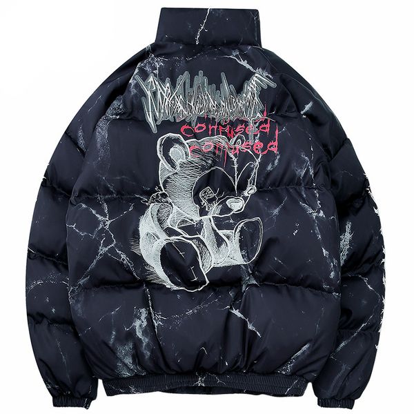 men's down & parkas 2021 hip hop jacket parka hurt bear print men winter windbreaker streetwear harajuku padded coat warm outwear hipst, Black
men's down & parkas 2021 hip hop jacket parka hurt bear print men winter windbreaker streetwear harajuku padded coat warm outwear hipst, Black