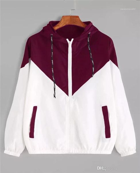 jackets spring autumn womens coats with zipper fashion womens designer jackets patchwork hooded, Black;brown
jackets spring autumn womens coats with zipper fashion womens designer jackets patchwork hooded, Black;brown