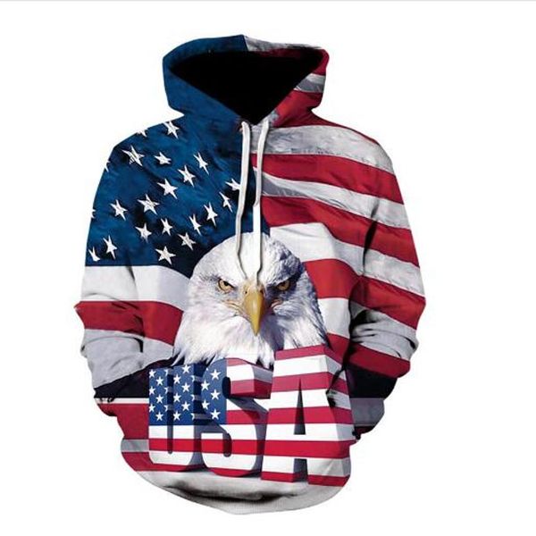 new fashion women/men's flag eagle casual 3d printed crewneck sweatshirts hoodies sportwear coat wr263, Black
new fashion women/men's flag eagle casual 3d printed crewneck sweatshirts hoodies sportwear coat wr263, Black