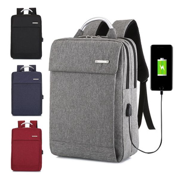 2020 new aluminum handle backpack ladron usb rechargeable backpack lapbag men and women business bag