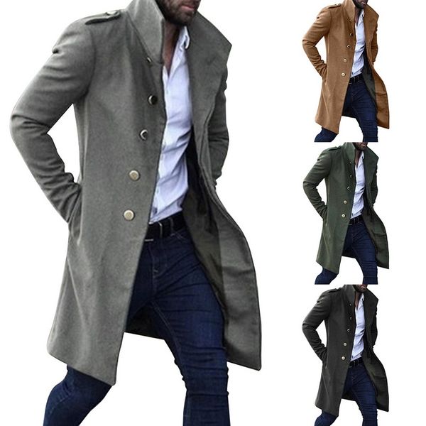 2019 fashion men's coat winter warm solid color long trench jacket coat male single breasted business casual overcoat parka xxl, Tan;black
2019 fashion men's coat winter warm solid color long trench jacket coat male single breasted business casual overcoat parka xxl, Tan;black