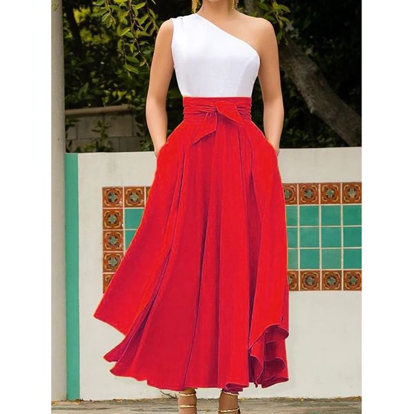solid color pleated big hem midi skirt women elastic high waist skirts 2020 new fashion elegant female bottom, Black
solid color pleated big hem midi skirt women elastic high waist skirts 2020 new fashion elegant female bottom, Black