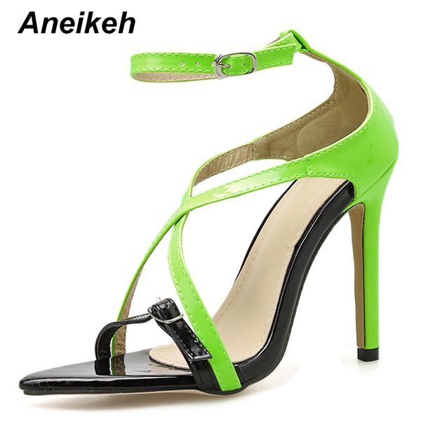 aneikeh new fashion women shoes peep toe high heels sandals summer party shoes cross strap ankle buckle sandals pumps size 35-42, Black
aneikeh new fashion women shoes peep toe high heels sandals summer party shoes cross strap ankle buckle sandals pumps size 35-42, Black
