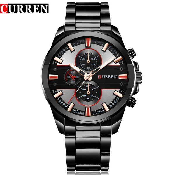 relogio masculino curren men sports watches fashion casual waterproof wristwatch steel quartz male clock, Slivery;brown
relogio masculino curren men sports watches fashion casual waterproof wristwatch steel quartz male clock, Slivery;brown