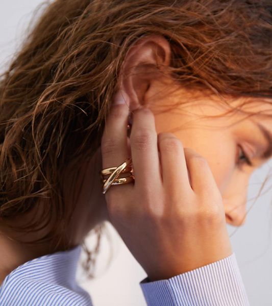 new geometric simple multi-layer hollow cross gold shining opening metal rings for women girls gifts party, Silver
new geometric simple multi-layer hollow cross gold shining opening metal rings for women girls gifts party, Silver