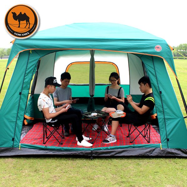 ultralarge 6-12 person double layer two bedroom camping tent outdoor tenda large gazebo party tent
ultralarge 6-12 person double layer two bedroom camping tent outdoor tenda large gazebo party tent
