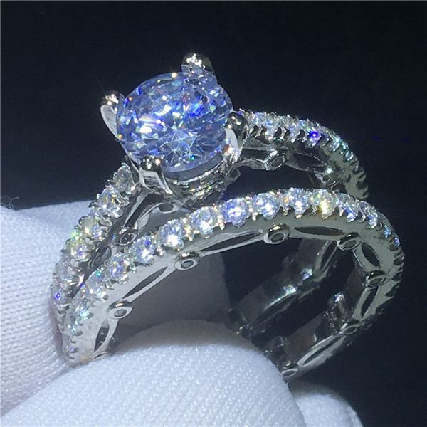 2018 vintage ring set diamond cz sona stone 925 sterling silver engagement wedding band ring for women bridal finger jewelry gift, Slivery;golden
2018 vintage ring set diamond cz sona stone 925 sterling silver engagement wedding band ring for women bridal finger jewelry gift, Slivery;golden