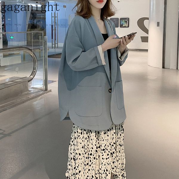 gaganight plus size solid women blazer loose casual office ladies blusas korean style chic jacket coat female chaqueta mujer, White;black
gaganight plus size solid women blazer loose casual office ladies blusas korean style chic jacket coat female chaqueta mujer, White;black
