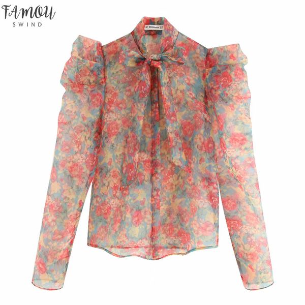 women sweet red flower printing casual organza blouses shirt floral women long sleeve bow tied smock blusas transparent chemise ls3960, White
women sweet red flower printing casual organza blouses shirt floral women long sleeve bow tied smock blusas transparent chemise ls3960, White