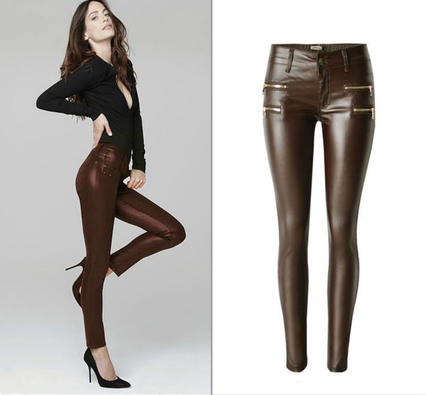 sindydell low waist pu skinny jeans women fake zippers coated pantalon washed coffee imitation leather vaqueros mujer ship, Blue
sindydell low waist pu skinny jeans women fake zippers coated pantalon washed coffee imitation leather vaqueros mujer ship, Blue