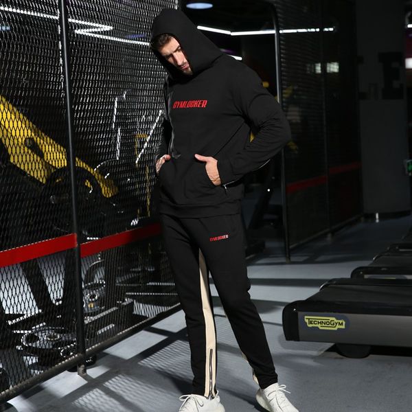 sport suit men running set 2pcs gym hoodie sports sweatpants zipper-foot athletic wear men's sportswear men jogging suit m-xxl, Black;blue
sport suit men running set 2pcs gym hoodie sports sweatpants zipper-foot athletic wear men's sportswear men jogging suit m-xxl, Black;blue