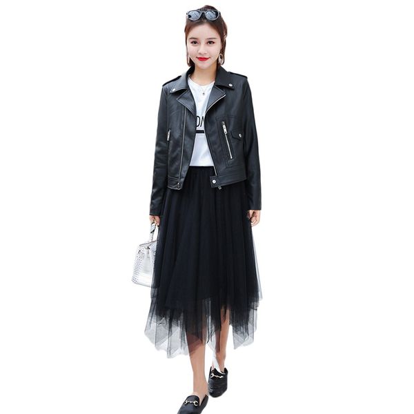 faux leather coat women black red plus size loose pu jackets 19 new autumn winter fashion slim short chic korean clothing ld1135
faux leather coat women black red plus size loose pu jackets 19 new autumn winter fashion slim short chic korean clothing ld1135
