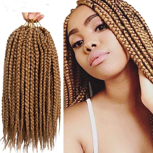ombre synthtic black brown 14 18 inch micro crochet 3x box braids hair extension 24 roots hair braiding for black women
ombre synthtic black brown 14 18 inch micro crochet 3x box braids hair extension 24 roots hair braiding for black women