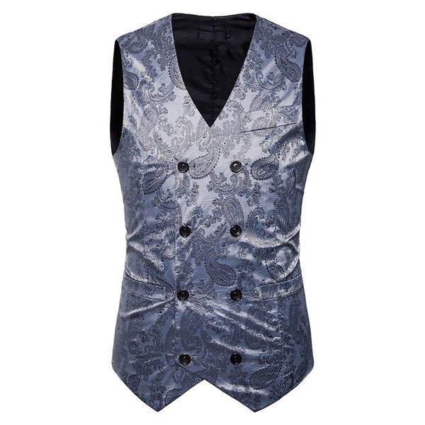 new mens waistcoats spring slim fit men vest suit paisley coletes for party wedding size s-xxl, Black;white
new mens waistcoats spring slim fit men vest suit paisley coletes for party wedding size s-xxl, Black;white