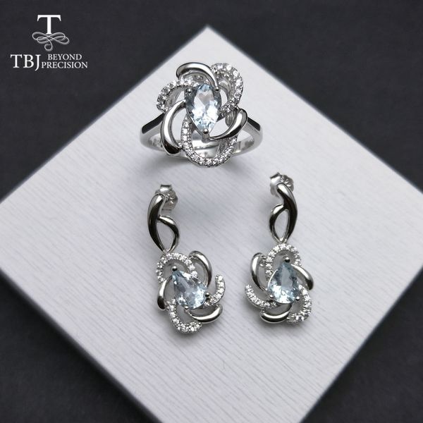 tbj, natural aquamarine gemstone ring and earring jewelry set in 925 sterling silver rose gold color special gift for women girl, Black
tbj, natural aquamarine gemstone ring and earring jewelry set in 925 sterling silver rose gold color special gift for women girl, Black