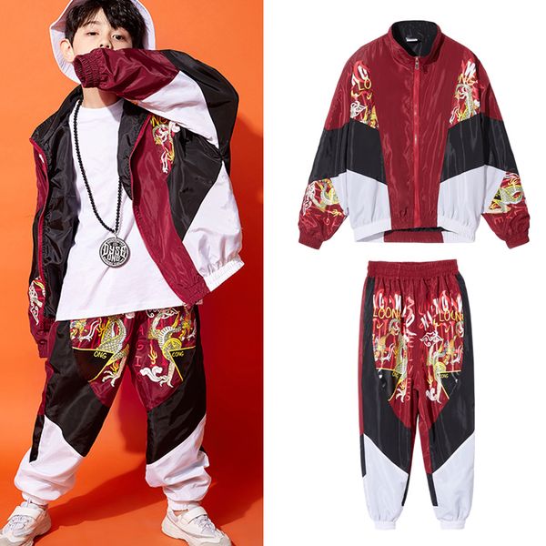 boys hip hop dance costumes chinese dragon folk children satge costume street dance sport performance kids stage outfit bl1507, Black;red
boys hip hop dance costumes chinese dragon folk children satge costume street dance sport performance kids stage outfit bl1507, Black;red