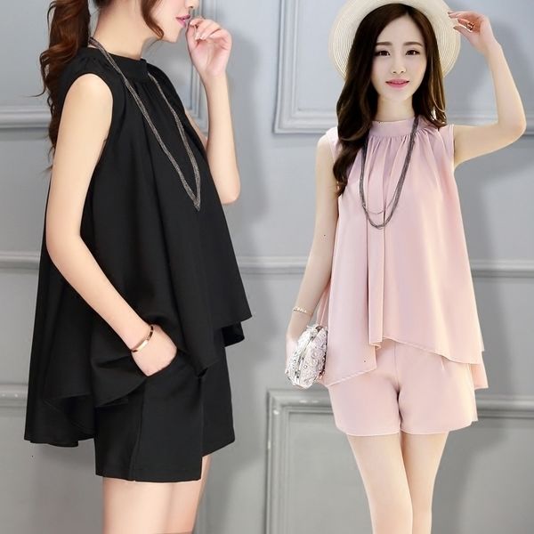 women s clothing 2 piece set of summer women fashion suits cultivate ones morality show thin two sleeveless shorts belt 4xl, White
women s clothing 2 piece set of summer women fashion suits cultivate ones morality show thin two sleeveless shorts belt 4xl, White