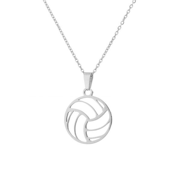 1pc cute volleyball stainless steel pendant necklace sporty necklaces women girls kids fashion jewelry gift, Silver
1pc cute volleyball stainless steel pendant necklace sporty necklaces women girls kids fashion jewelry gift, Silver