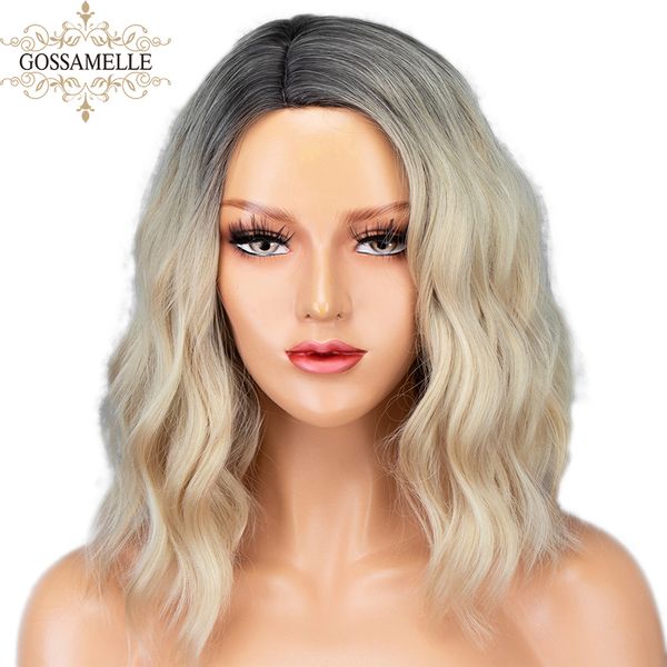 gossamelle ombre blonde synthetic wigs for women mixed black wavy short bob wig heat resistant fiber hair african american
gossamelle ombre blonde synthetic wigs for women mixed black wavy short bob wig heat resistant fiber hair african american