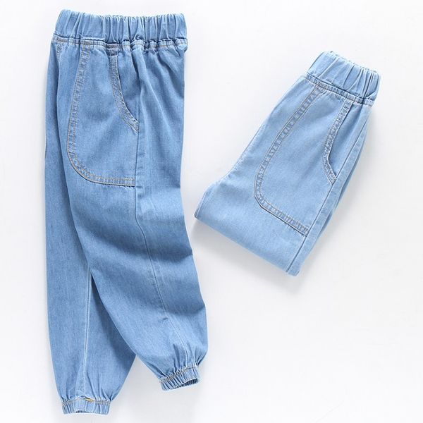 baby boys clothing cowboy jean pants summer soft denim harem pants elastic waist solid color sport boys clothes outfit, Blue
baby boys clothing cowboy jean pants summer soft denim harem pants elastic waist solid color sport boys clothes outfit, Blue